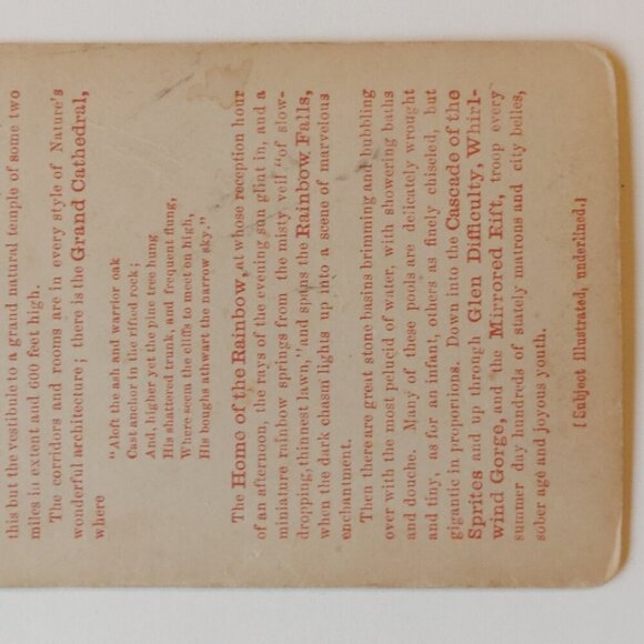 Stereoview North Carolina Railway Scenery from Niagara to Watkins Glen New York - Picture 7 of 7